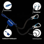 Klettersteig-Komplettset mit Helm Toxo 3.0 und Attac Set, für 40-120 kg, aus Aluminium