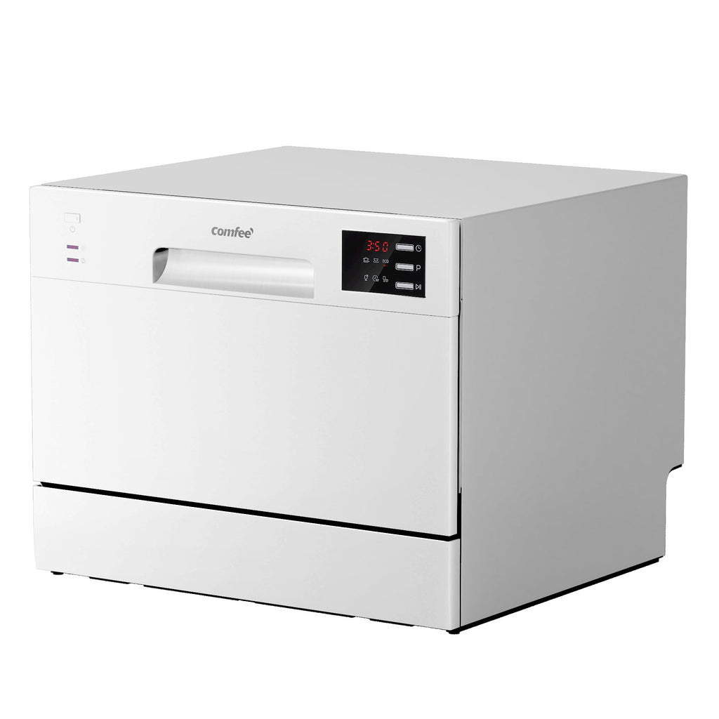 Lave-vaisselle compact TD602E-W 6 couverts 6 programmes écran LED démarrage différé 47 dB