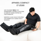 Appareil de pressothérapie jambes et pieds avec 6 modes et 4 chambres compression portable avec sac