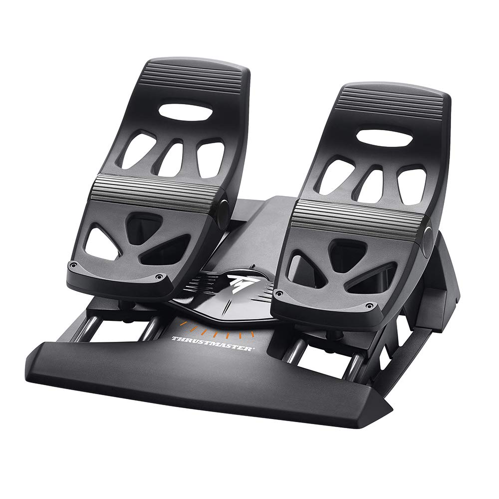 Flight-Simulator-Paket T.16000M FCS Flight Pack mit TWCS Schubregler TFRP Ruderpedalen 16.000 x 16.000 DPI USB für PC