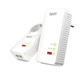 Powerline WLAN Set FRITZ!Powerline 1260 mit 1220 Adapter, Mesh Wi-Fi 5 bis 1,2 GBit/s, 3x Gigabit-LAN, WPA2