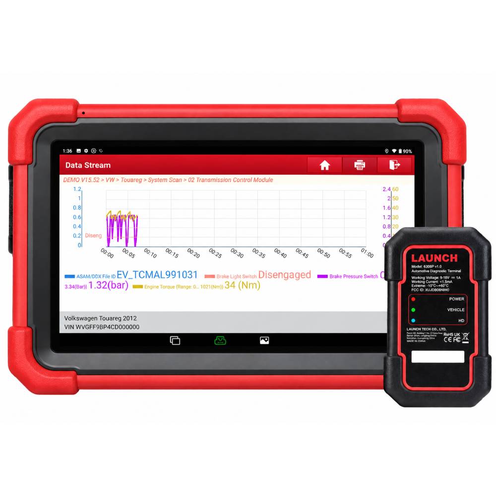 OBD2 Diagnosegerät CRP919XBT mit Bluetooth, bidirektionaler Steuerung und Android 10.0