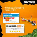 Benzin Motorsense 62 ccm 3,5 PS mit Antivibrationssystem, 2-Takt, 32 cm Schnittbreite, inkl. 3-Zahn-Messer und Doppelfadenkopf
