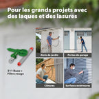 Système de peinture par pulvérisation Airless Control Pro 250 M pour peintures vernis et lasures pression 110 bar avec tuyau 9 m