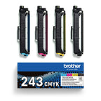 Toner TN-243CMYK pack de 4 pour imprimantes HL-L3210CW HL-L3230CDW HL-L3270CDW MFC-L3710CW avec noir cyan magenta jaune