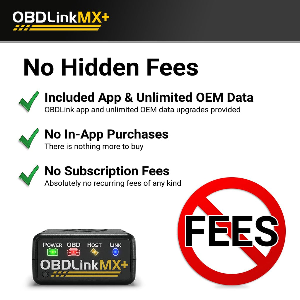 OBD2 Bluetooth Scanner für iPhone, Android und Windows, Diagnoseadapter für FORScan, BimmerCode und Torque