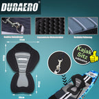 Planche SUP gonflable 330 x 76 x 15 cm avec siège kayak pagaie réglable 3 ailerons support caméra charge 150 kg