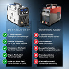 Schutzgasschweißgerät MIG/MAG 200 ST IGBT-Inverter mit 200 A, voll-synergisch für MIG/MAG, FLUX, Lift-TIG und MMA