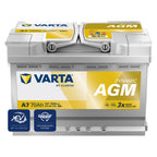 AGM Autobatterie 12V 70Ah 760A für Start-Stopp und xEV, wartungsfreie Starterbatterie