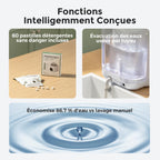 Nettoyeur biberons automatique avec stérilisation vapeur et séchage cycle rapide 19 min pour biberons et accessoires bébé