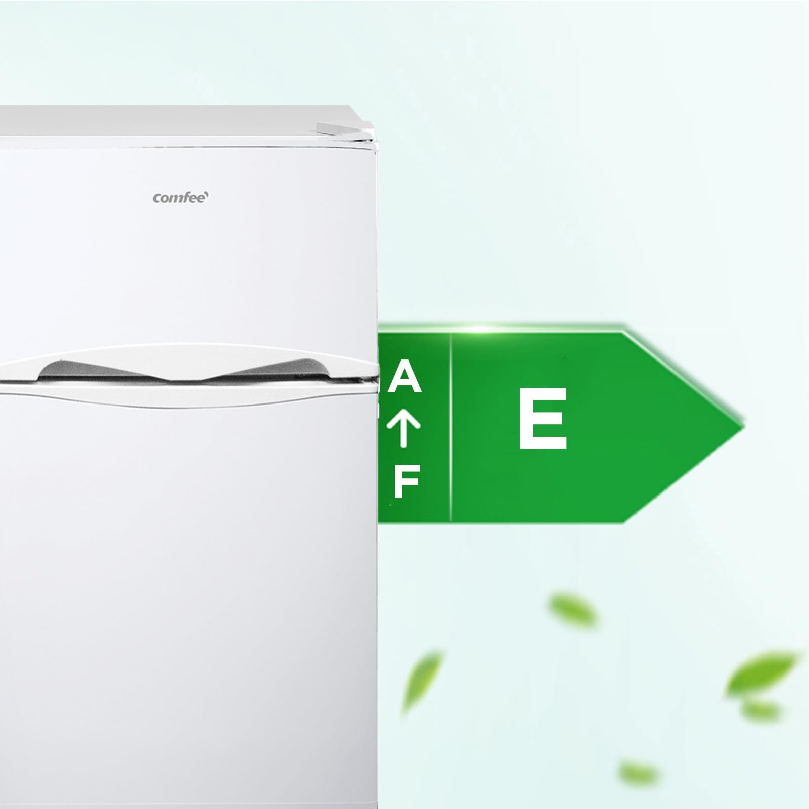 Réfrigérateur Congélateur Combiné 87L RCT87WH2(E) 2 Portes Avec Éclairage Intérieur et Porte Réversible