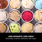 Eis- und Dessertmaschine CREAMi mit 7 Programmen 1,4 L 2 Dessertbehälter spülmaschinenfeste Teile