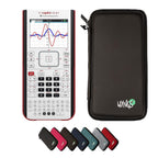 Grafikrechner TI-Nspire CX II-T mit Schutztasche in Schwarz, batteriebetrieben mit Farbdisplay