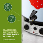 Einkochautomat 29 L mit Präzisionsthermostat, Auslaufhahn und Zeitschaltuhr, 1800 Watt, Emaille