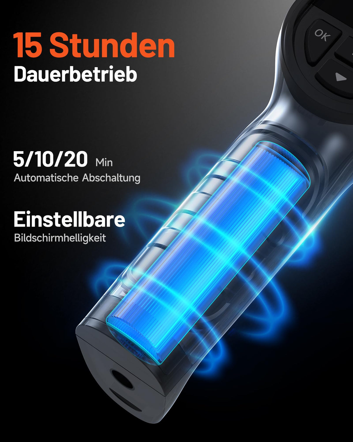 Wärmebildkamera TC004 Mini-A mit 240x240 TISR IR-Auflösung und 15 Stunden Akkulaufzeit