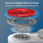 Robot nettoyeur de vitres S55 Pro avec aspiration 6500Pa navigation SLAM 4.0 pulvérisation HydroJet réservoir 80ml