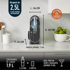 Machine à boissons glacées FS301EU 1,9L avec 5 programmes pour granités cocktails glacés frappés et milkshakes