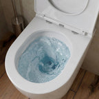 Wand-WC Komplettset Dalia mit Duofix Basic Vorwandelement, spülrandlosem Tiefspül-WC, Soft-Close-Sitz und Delta 25 Bedienplatte in Weiß