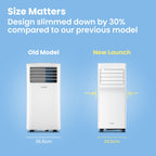 Climatiseur mobile Breezy Cool Pro 2.0 CPPA-07CRN7-QB6 7000 BTU 3 modes déshumidification Wi-Fi 3 vitesses