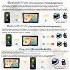 Motorrad CarPlay Display 702BS Pro 7 Zoll 1024 x 600 Wireless CarPlay Android Auto für BMW R1200GS R1250GS S1000XR R1300GS