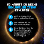 VR-Headset Meta Quest 3 512 GB mit 4K+ Infinite Display, Snapdragon XR2 Gen 2 und Gorilla Tag Cardboard Monkenaut Bundle