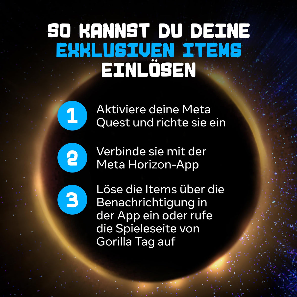 VR-Headset Meta Quest 3S 128 GB mit Gorilla Tag Cardboard Monkenaut Bundle, Virtual Reality ohne Kabel und Snapdragon XR2 Gen 2