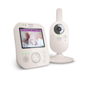 Babyphone vidéo SCD891/26 avec caméra écran 3,5 pouces zoom numérique x4 vision nocturne audio berceuses et capteur température