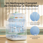 Nettoyeur biberons automatique avec stérilisation vapeur et séchage cycle rapide 19 min pour biberons et accessoires bébé