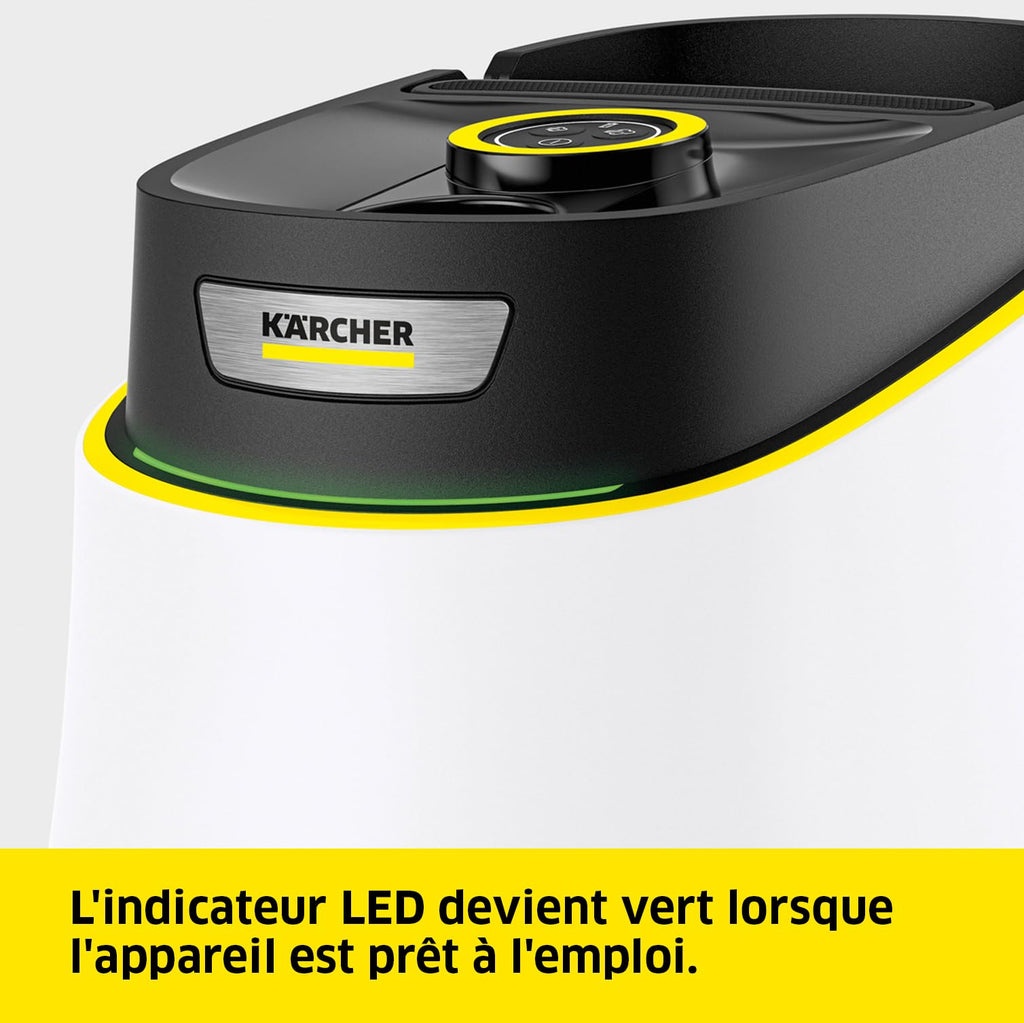 Nettoyeur vapeur SC 3 Deluxe 1900W pression vapeur 3,5 bar réservoir 1L avec kit nettoyage sol et buses