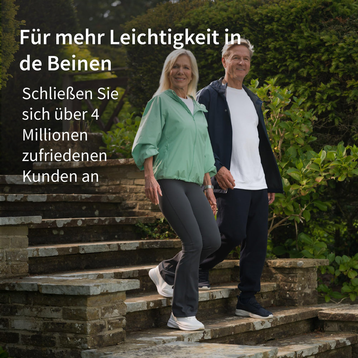 Durchblutungs-Stimulator Medic mit NMES und TENS für Beine Füße Knöchel und Körper kabellos mit Elektroden-Pads