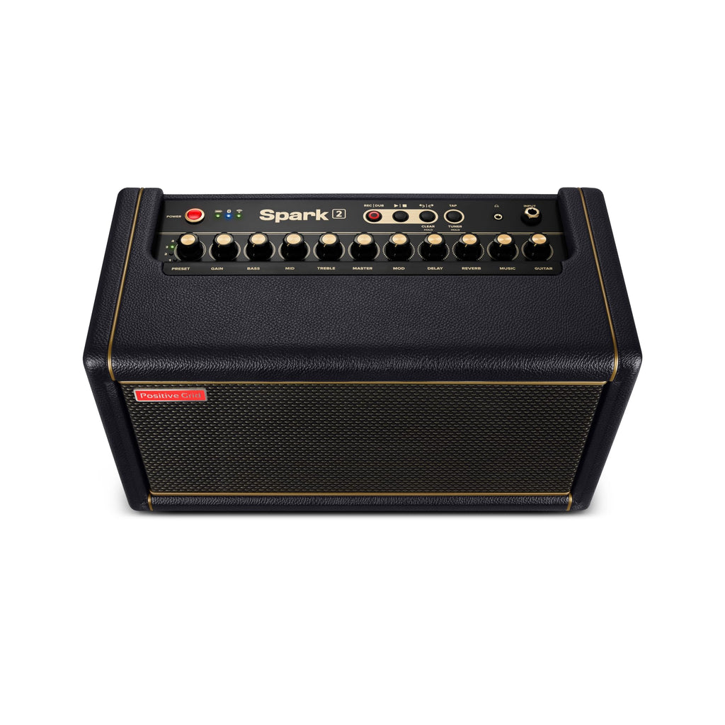 Ampli guitare Spark 2 50 W avec enceinte Bluetooth looper intégré et application pour guitare électrique acoustique et basse