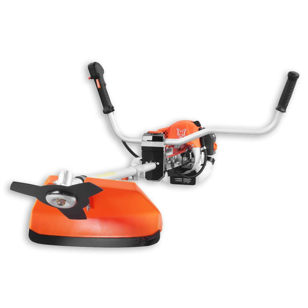 Benzin Motorsense 62 ccm 3,5 PS mit Antivibrationssystem, 2-Takt, 32 cm Schnittbreite, inkl. 3-Zahn-Messer und Doppelfadenkopf