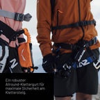 Klettersteig-Komplettset mit Helm Toxo 3.0 und Attac Set, für 40-120 kg, aus Aluminium