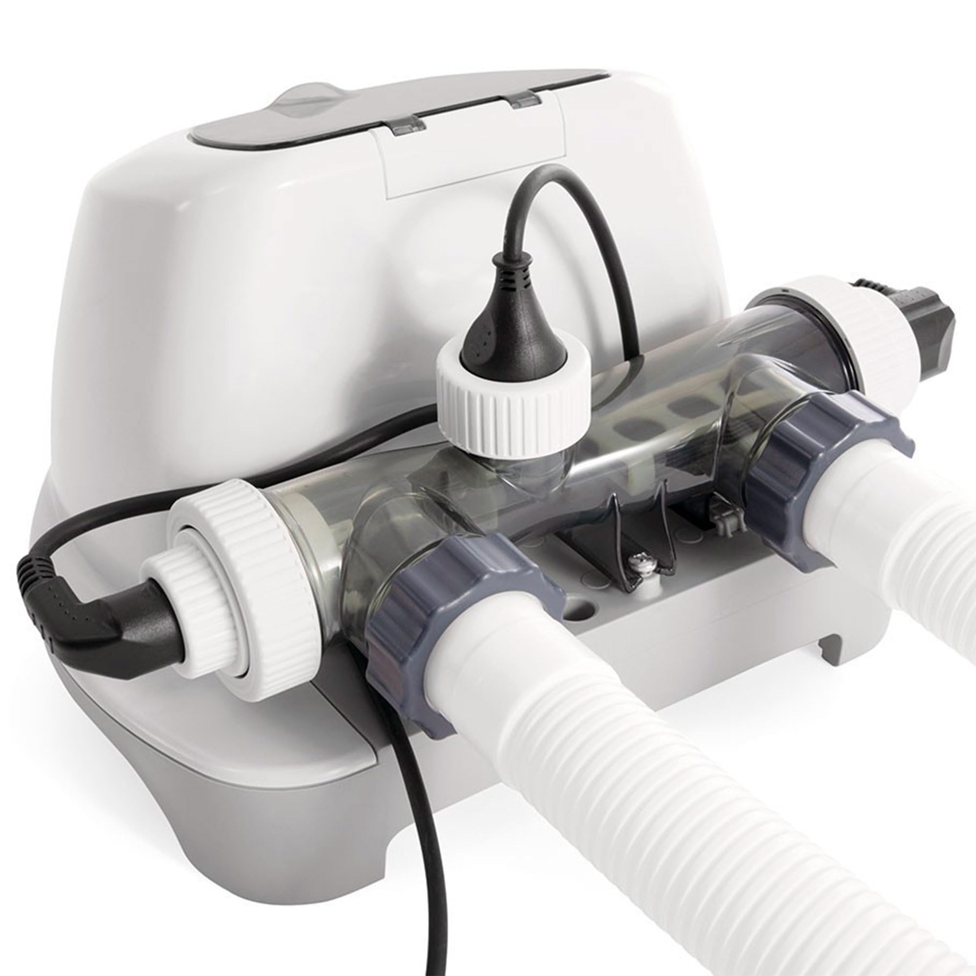 Stérilisateur au sel QS700 Plus pour piscine jusqu'à 56 m³ avec affichage digital programmateur intégré débit 3 à 12 m³/h