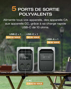 Station électrique portable Delta 3 Classic 1024 Wh batterie LiFePO4 puissance de sortie 1800 W