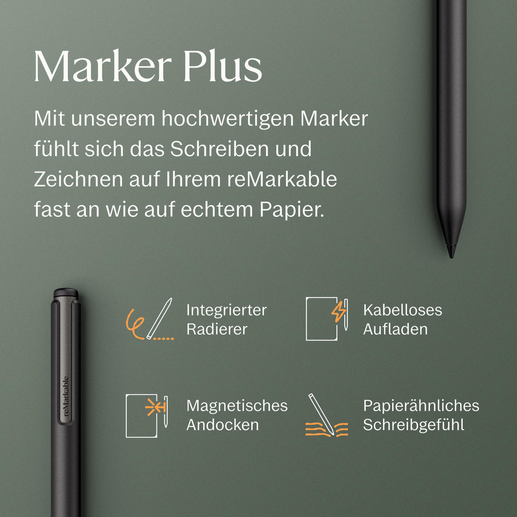 E-Ink-Tablet Paper Pro 11,8 Zoll Farbdisplay 64 GB 2 GB RAM Marker Plus 2160 x 1620 Pixel Linux USB-C Grau