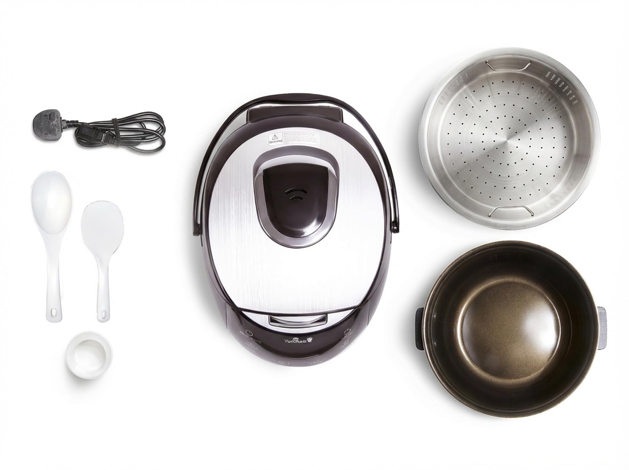Cuiseur à riz intelligent Sakura 1,5L avec bol céramique 8 tasses logique floue avancée 6 fonctions de cuisson