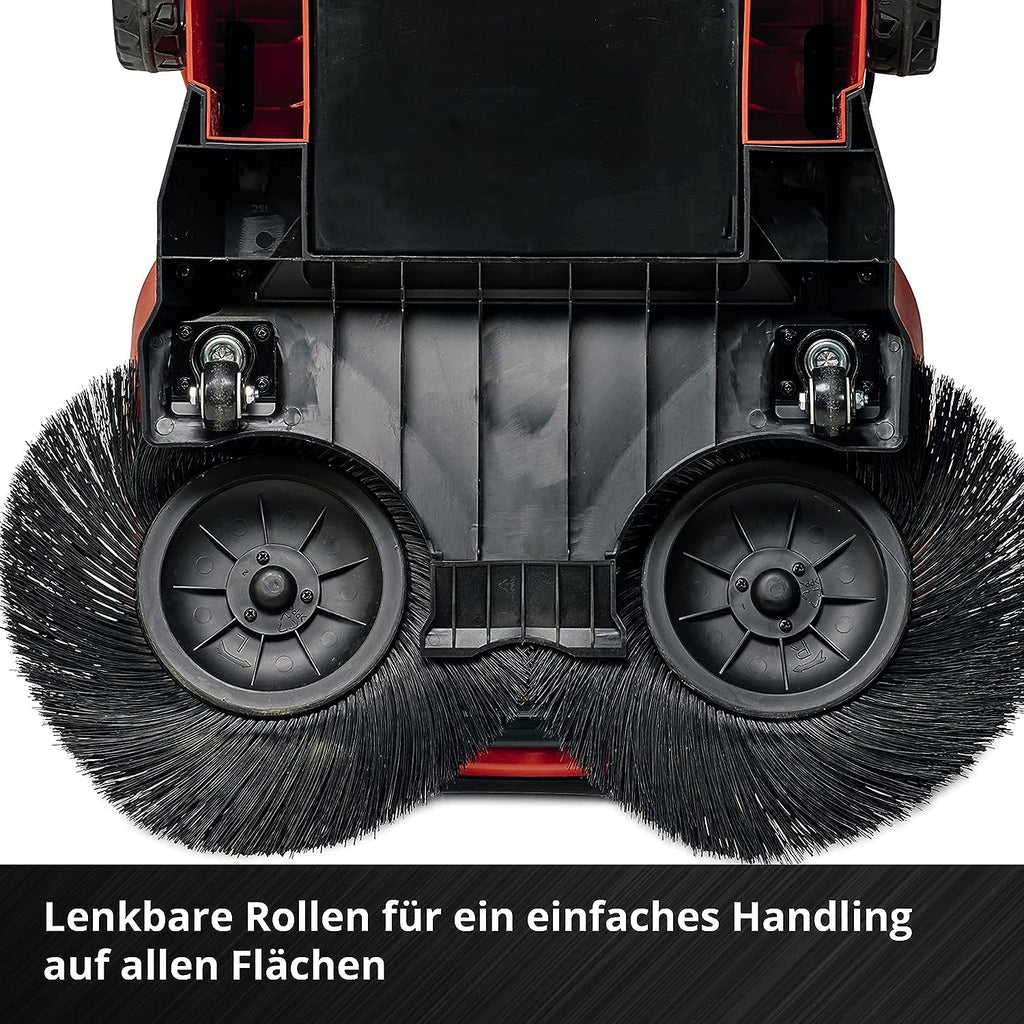 Akku-Kehrmaschine TE-SW 18/610 Li-Solo mit 610 mm Kehrbreite und 20 L Schmutzbehälter, ohne Akku und Ladegerät