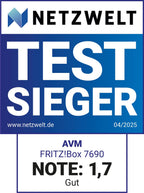 DSL-Router 7690 Wi-Fi 7 bis zu 7,1 GBit/s Dualband DSL Ethernet WAN Mesh Zigbee DECT Basis
