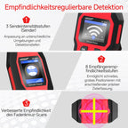 Kabelsuchgerät mit Digitalmultimeter, 8-stufiger Empfindlichkeit, für Wand- und Erdkabel sowie Sicherungs- und Bewässerungsleitungen
