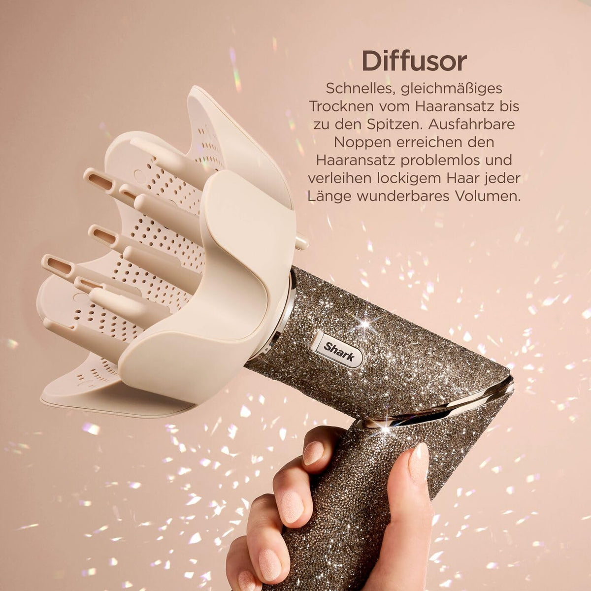 Haarstyler FlexStyle 5-in-1 mit 1650 W 5 Styling-Aufsätzen 32 mm Lockenaufsatz Paddelbürste Diffusor EU-Stecker