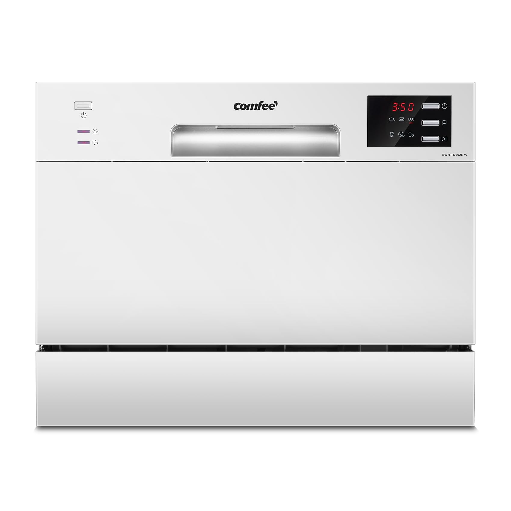 Lave-vaisselle compact TD602E-W 6 couverts 6 programmes écran LED démarrage différé 47 dB