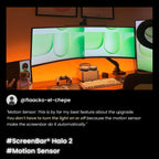 Lampe LED pour écran PC ScreenBar Halo 2 télécommande sans fil luminosité et température de couleur réglables USB