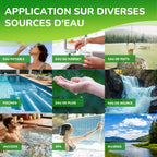 Testeur électronique de piscine photomètre 2.0 pour mesure du pH et du chlore avec 170 comprimés de test