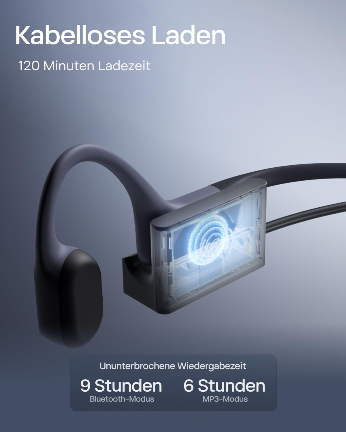 Knochenschall-Schwimmkopfhörer OpenSwim Pro S711 mit 32 GB MP3-Player und Bluetooth, Rot