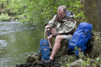 Outdoor-Wasserfilter Pumpfilter mit Keramik-Tiefenfilter 0,2 Mikron, bis 50.000 Liter, für Camping, Survival und Notfall
