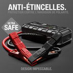 Booster de batterie GB70 12V 2000A avec powerbank et chargeur USB pour moteurs essence 8L diesel 6L