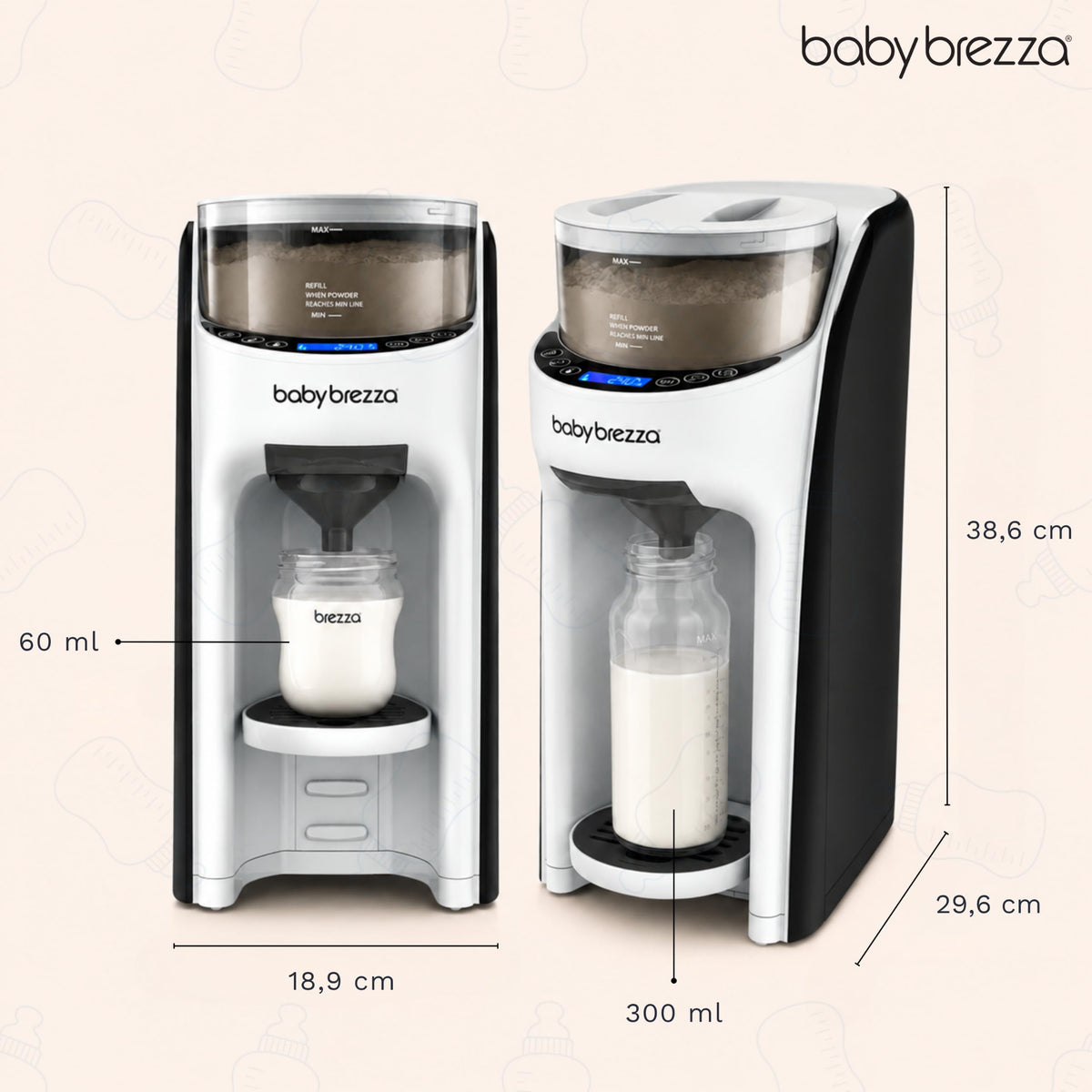 Automatischer Flaschenzubereiter Formula Pro Advanced, bereitet 60–300 ml in 30-ml-Schritten mit 22 °C, 37 °C oder 40 °C zu
