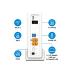 Kabel-Router 6690 Wi-Fi 6 bis 6 GBit/s DOCSIS 3.1 Modem Mesh-Master Dualband 4800 MBit/s 5 GHz 1200 MBit/s 2,4 GHz