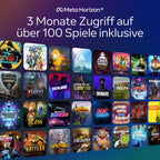 VR-Headset Meta Quest 3S 128 GB mit Gorilla Tag Cardboard Monkenaut Bundle, Virtual Reality ohne Kabel und Snapdragon XR2 Gen 2